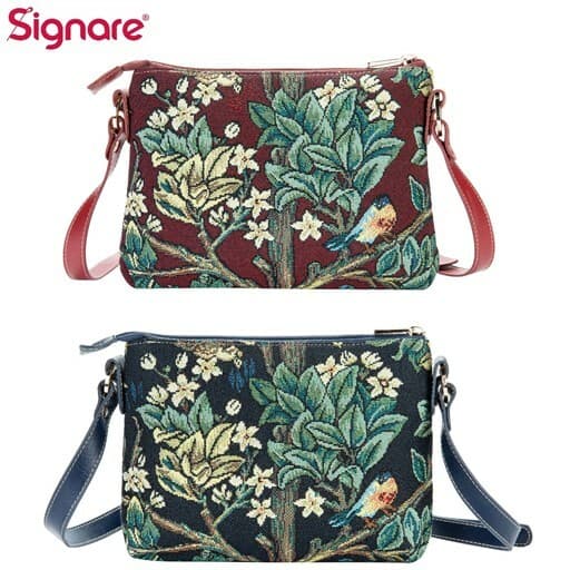 Crossbody Bag Shoulder Purse Handbag William Morris Design Tapestry