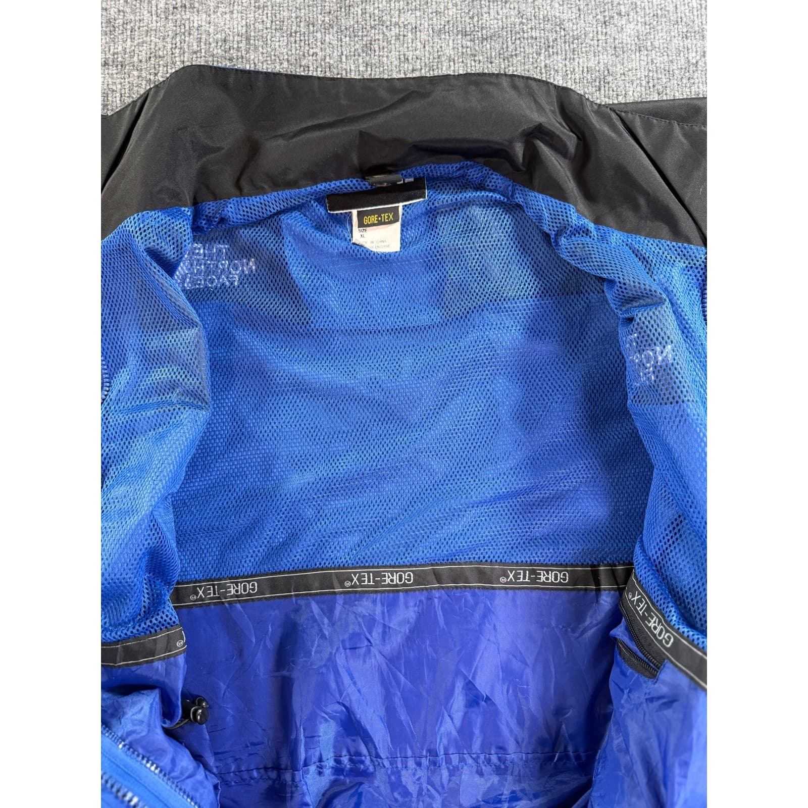 Vintage The North Face Mountain Light Gore-Tex Jacket Mens XL Blue Black Logo thumbnail 13
