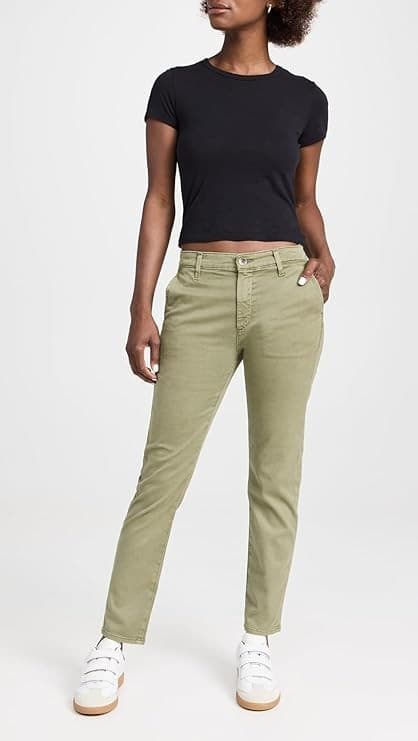 NWT AG Women The Garden AIRLUXE lightweight Breathable Jeans tailored trouser 28 thumbnail 2