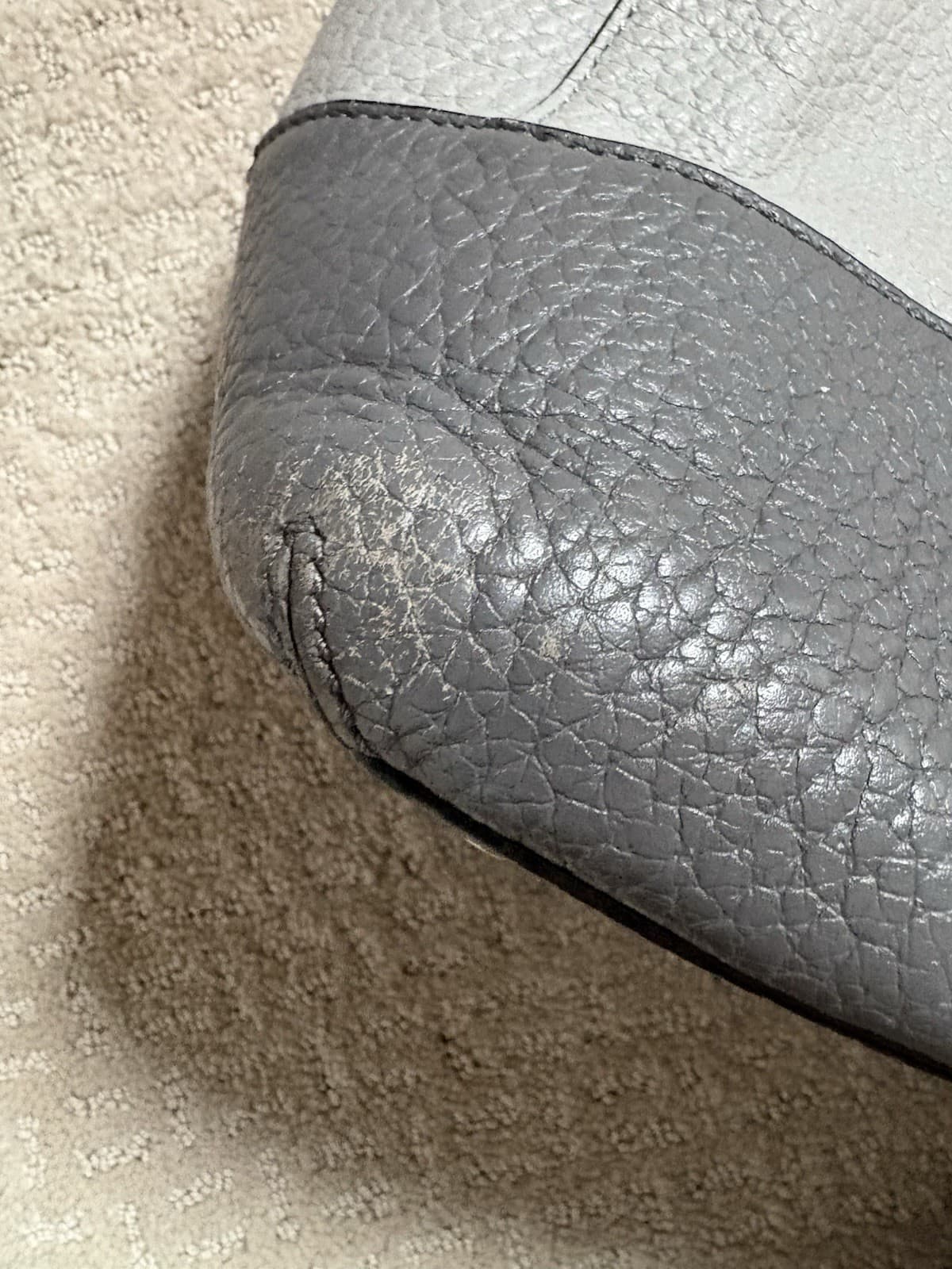 Kate Spade Grove Court MediumBag Purse - Gray  Colorblock Rare 3 Compartments thumbnail 4