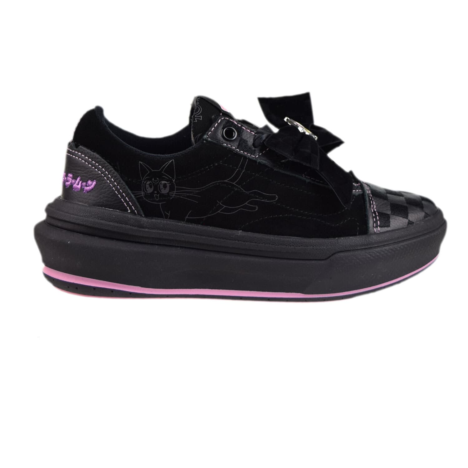 Vans X Sailor Moon Old Skool Overt ComfyCush Men's Shoes Black vn0a7q5e-bka  