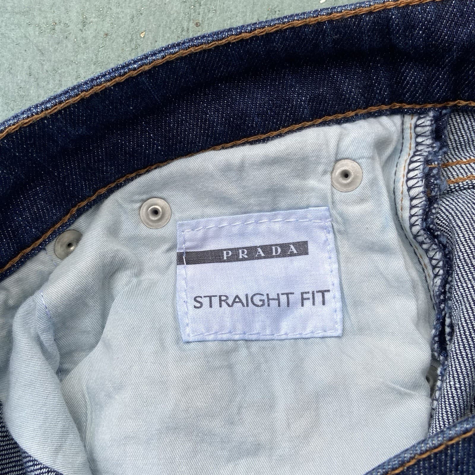 Vintage Prada Jeans Women’s Size 30 Straight Pedal Pusher Calf Zip Cropped Italy thumbnail 15