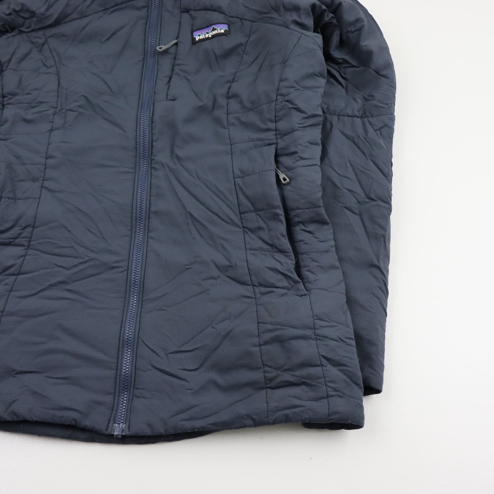 Patagonia Nano-Air Puffer Insulated Ultralight Hoody Jacket Coat Womens XS Gray thumbnail 4