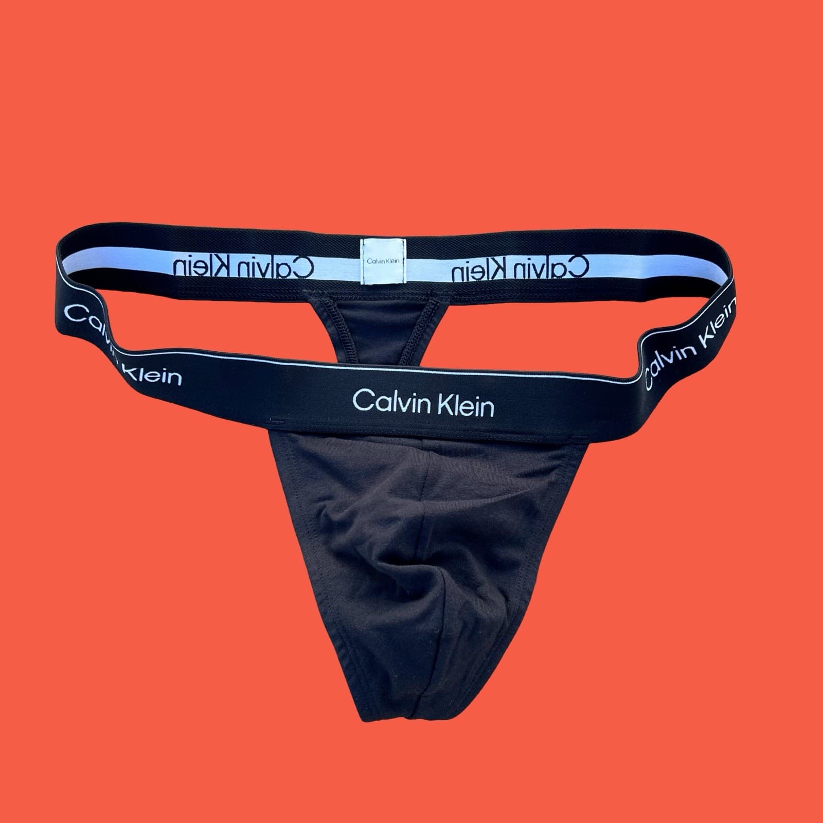 Calvin Klein CK mens Black Icon cotton G-string thong underwear size S M L XL