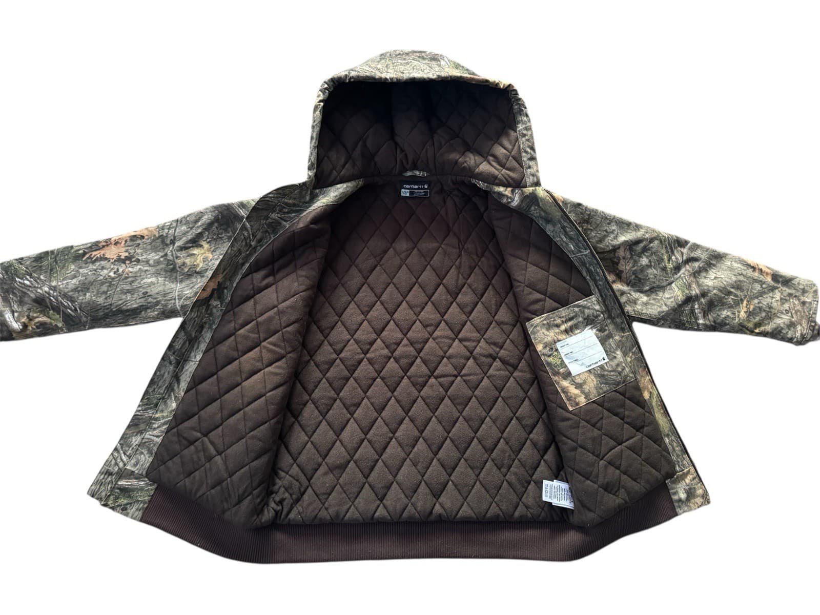 Carhartt Mossy Oak Camouflage Coat Jacket Boys Youth Size XL 18-20 NWT thumbnail 4
