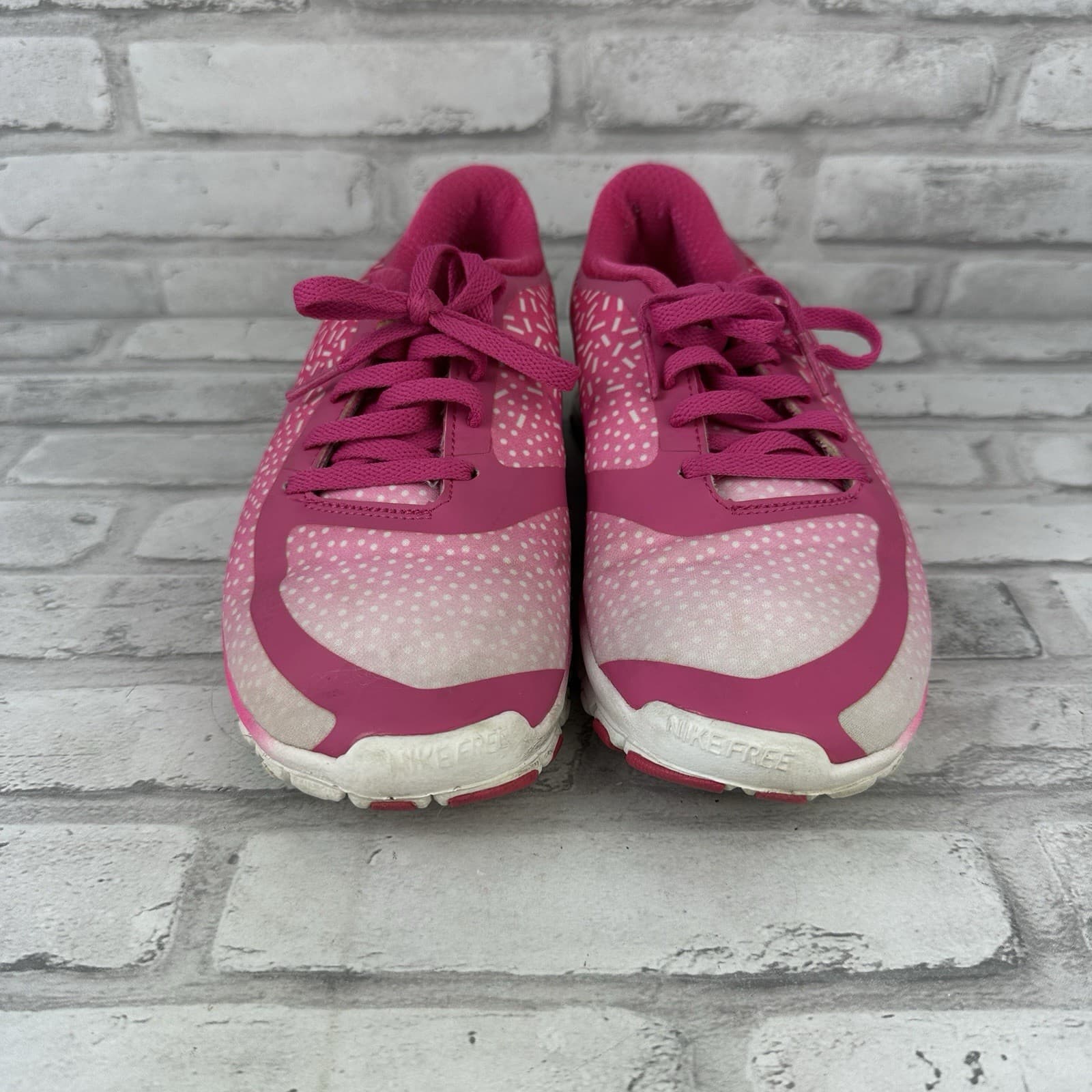 Nike Free 5.0 V4 Running Athletic Sneakers Shoes 695168-661 Womens Size 7.5 Pink
