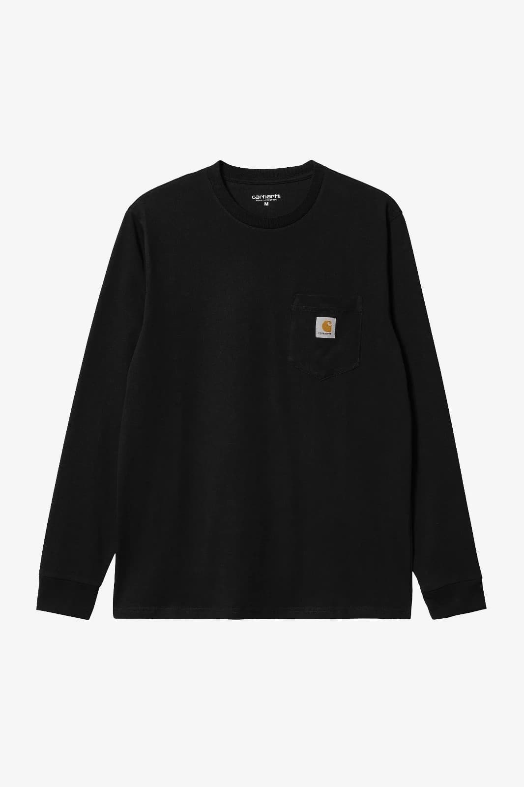 Carhartt WIP Long Sleeve Pocket T-Shirt - Black - Men's Large