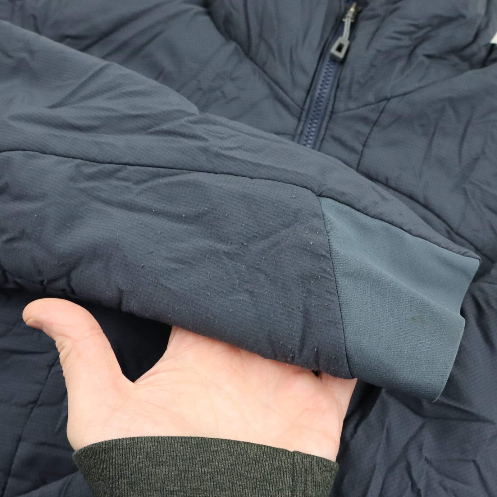 Patagonia Nano-Air Puffer Insulated Ultralight Hoody Jacket Coat Womens XS Gray thumbnail 8