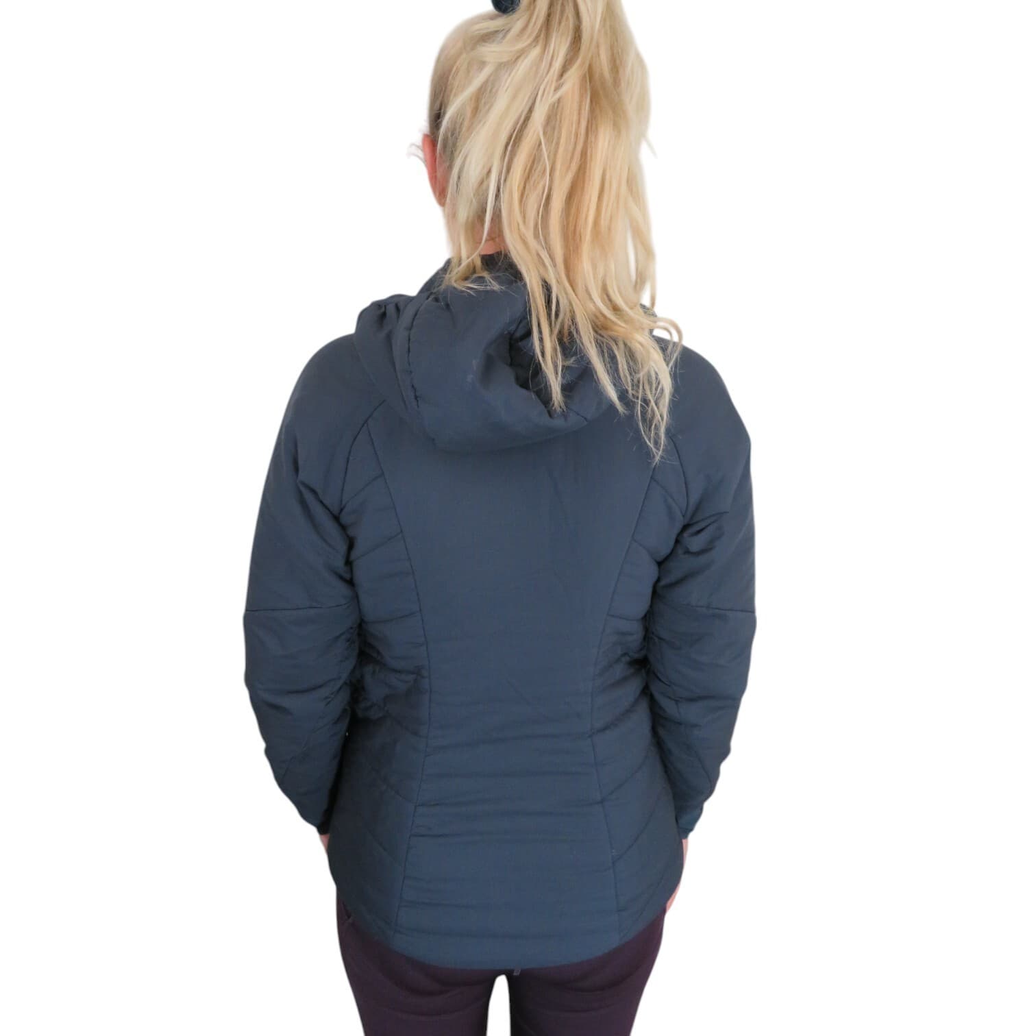 Patagonia Nano-Air Puffer Insulated Ultralight Hoody Jacket Coat Womens XS Gray thumbnail 2