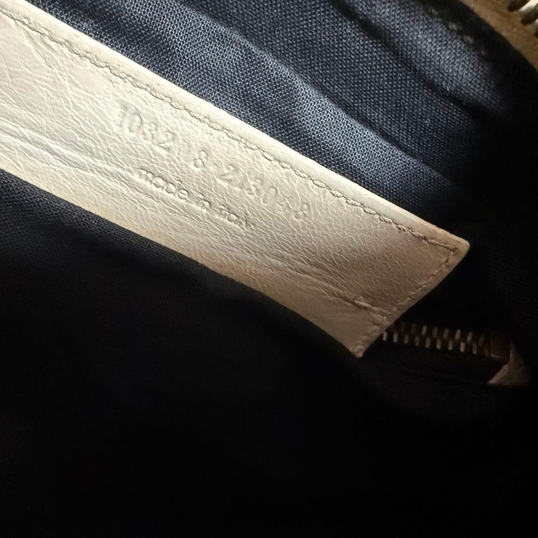 Balenciaga Shoulder Bag White Gray Auth From Japan RA thumbnail 9