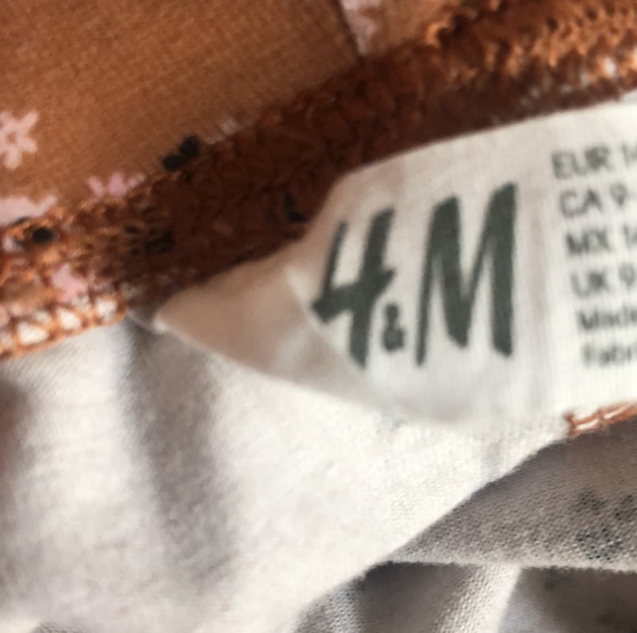 H&M Leggings Girls Pants Elastic Waist Casual Floral Pattern Pants Size 10 thumbnail 9