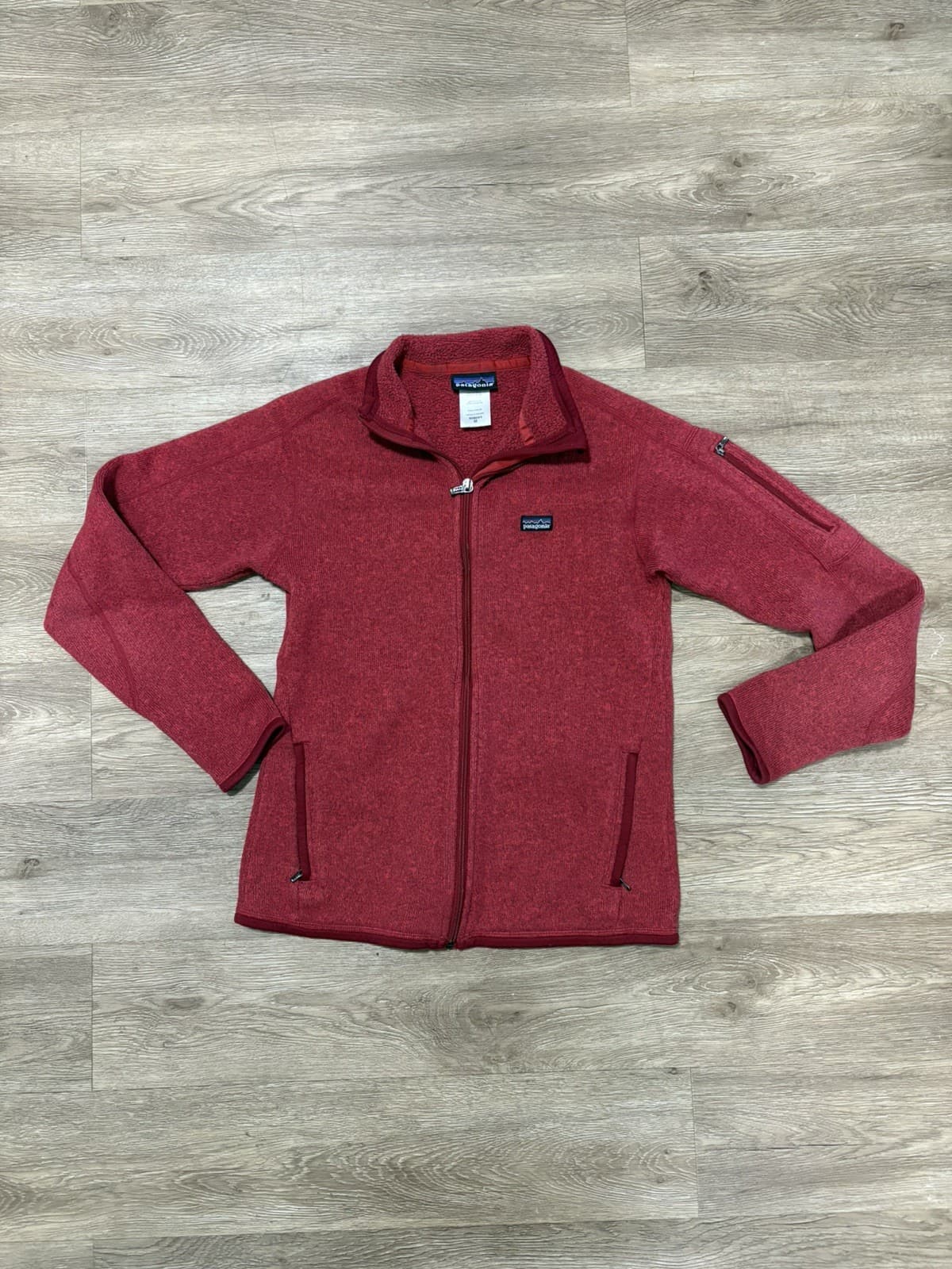 Patagonia Better Sweater Jacket Women's Red 25540 F9 Full Zip Medium thumbnail 2