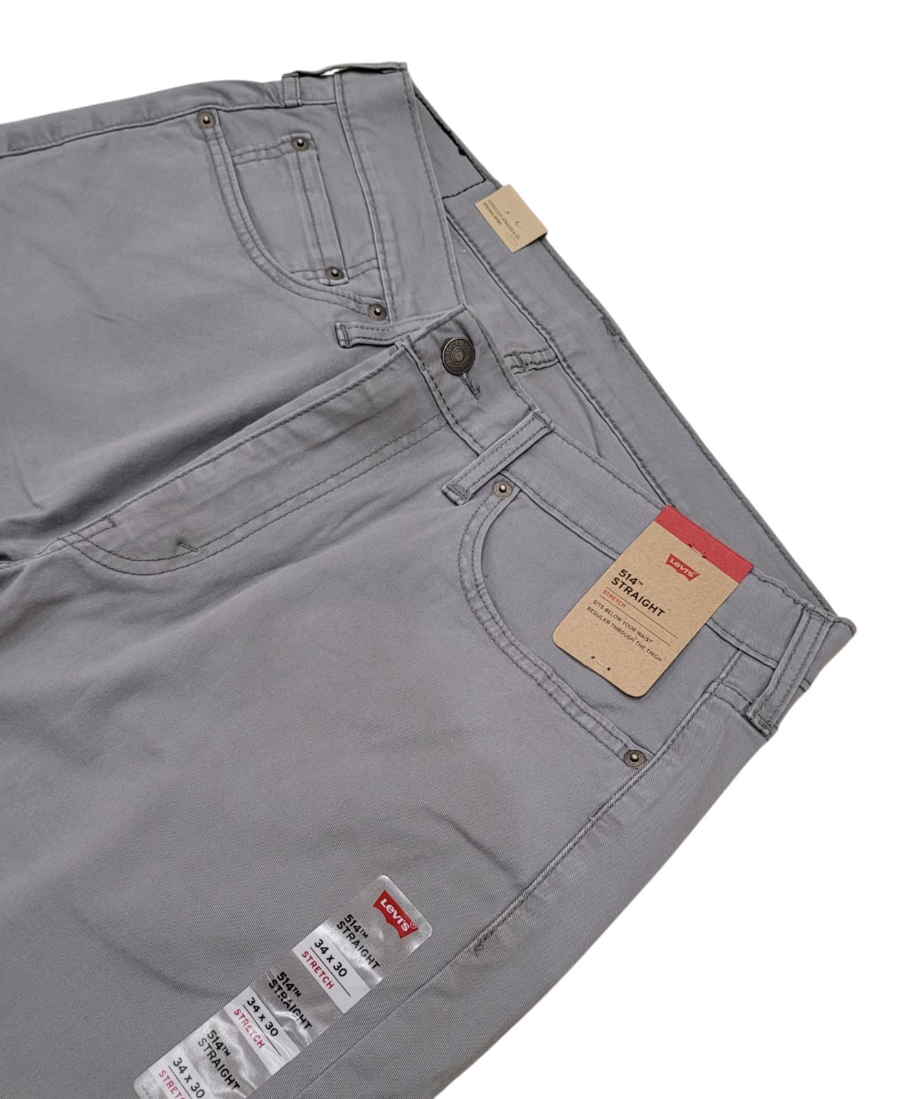 Levi's Men's 514 Straight Fit Pants Sharkskin 005141784