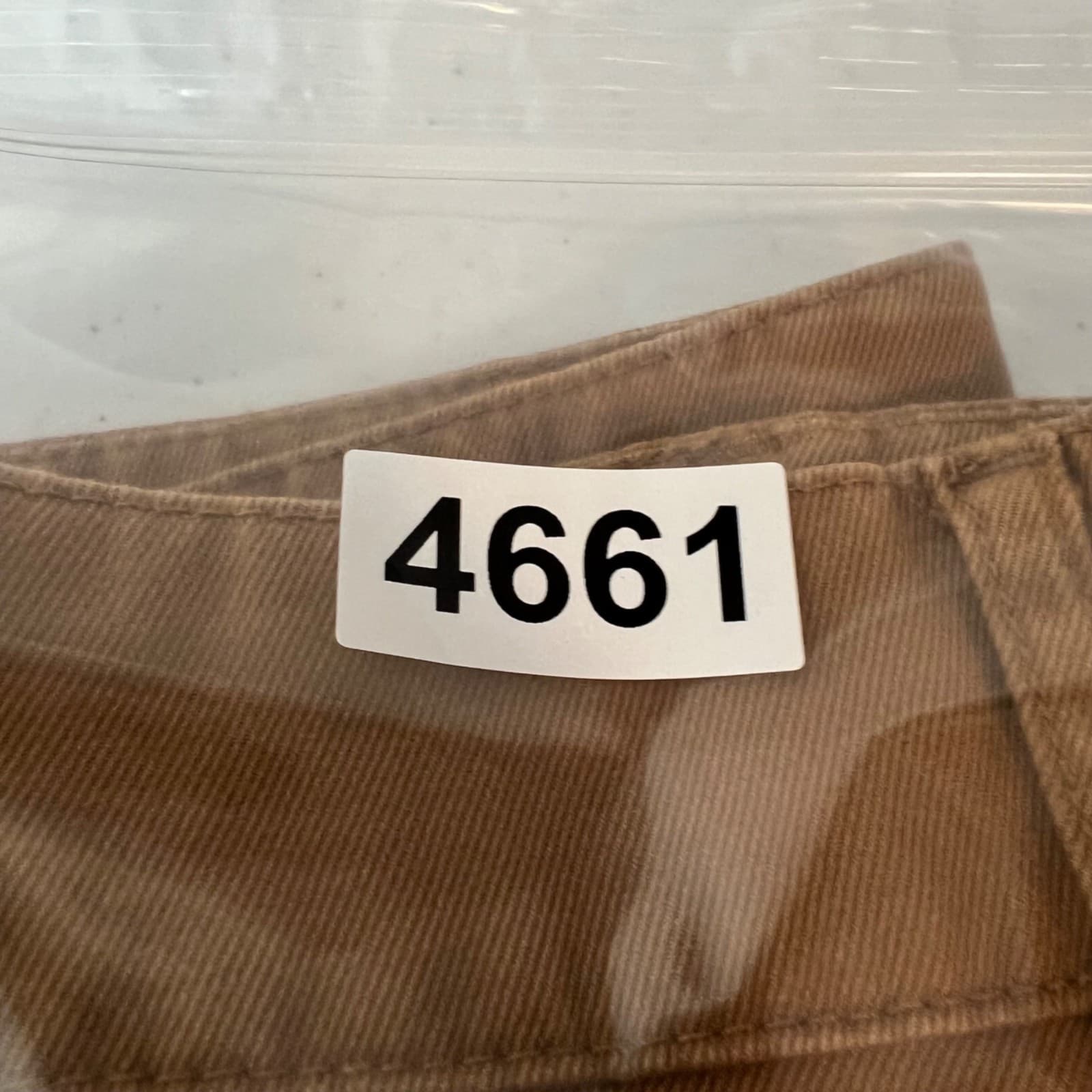 Zara Womens Large Camel Brown High-Waist Cropped Pants With Button Cuff thumbnail 11