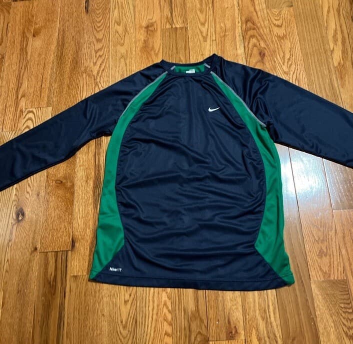  Nike Athletic Boys Shirt Navy XL