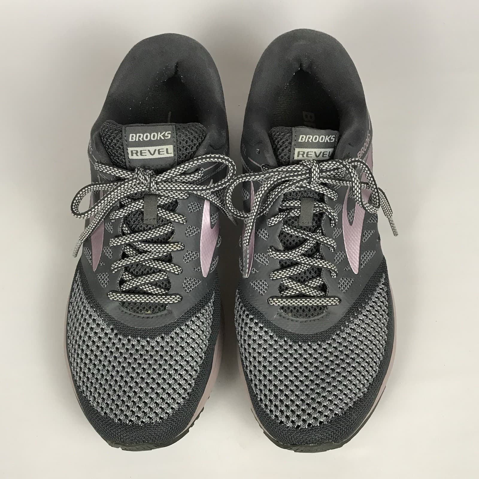 BROOKS Revel Sneakers Athletic Shoes - Womens Size 9.5 - Gray thumbnail 3