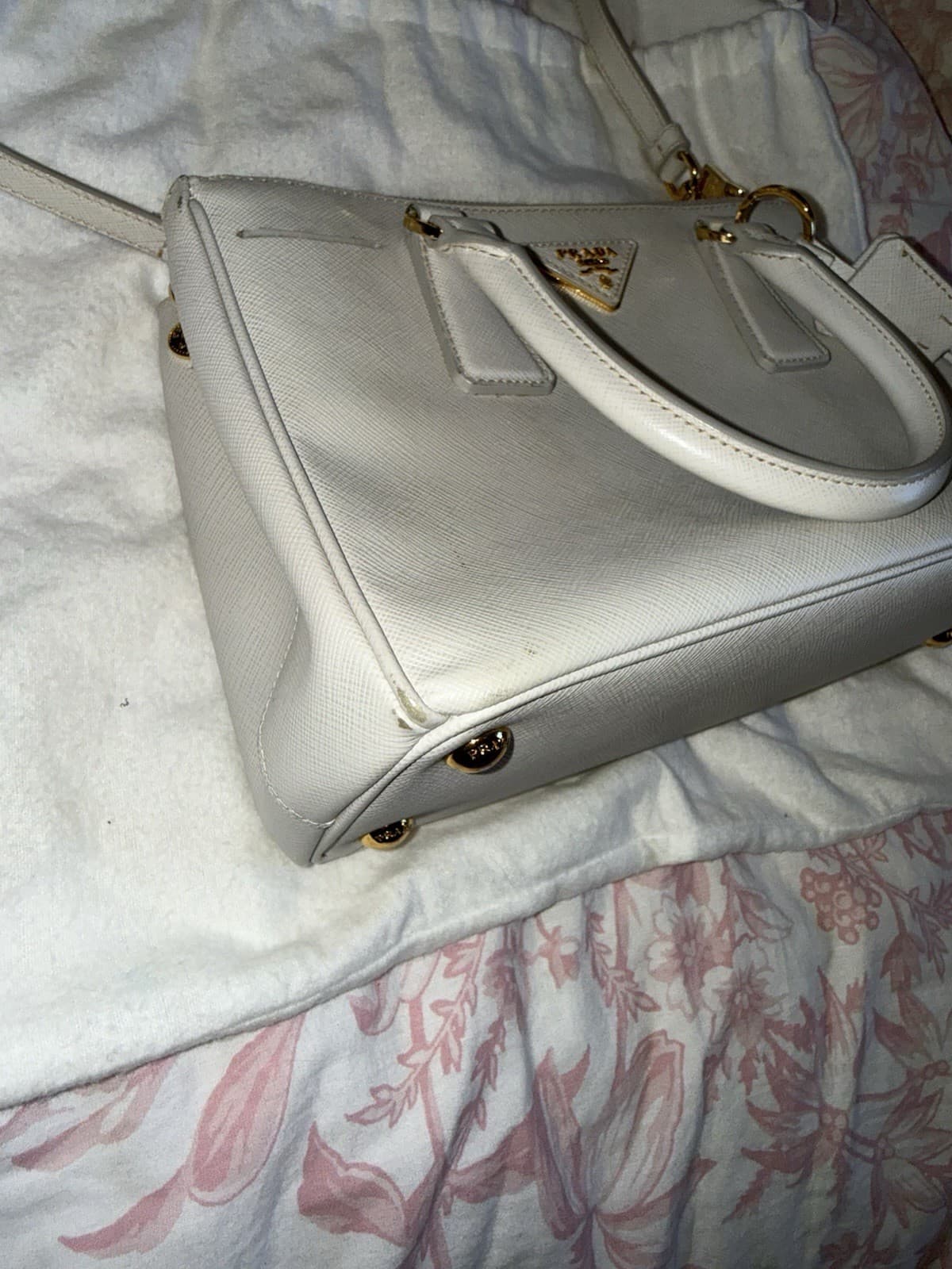 Prada Galleria bag in Saffiano with gold hardware thumbnail 7
