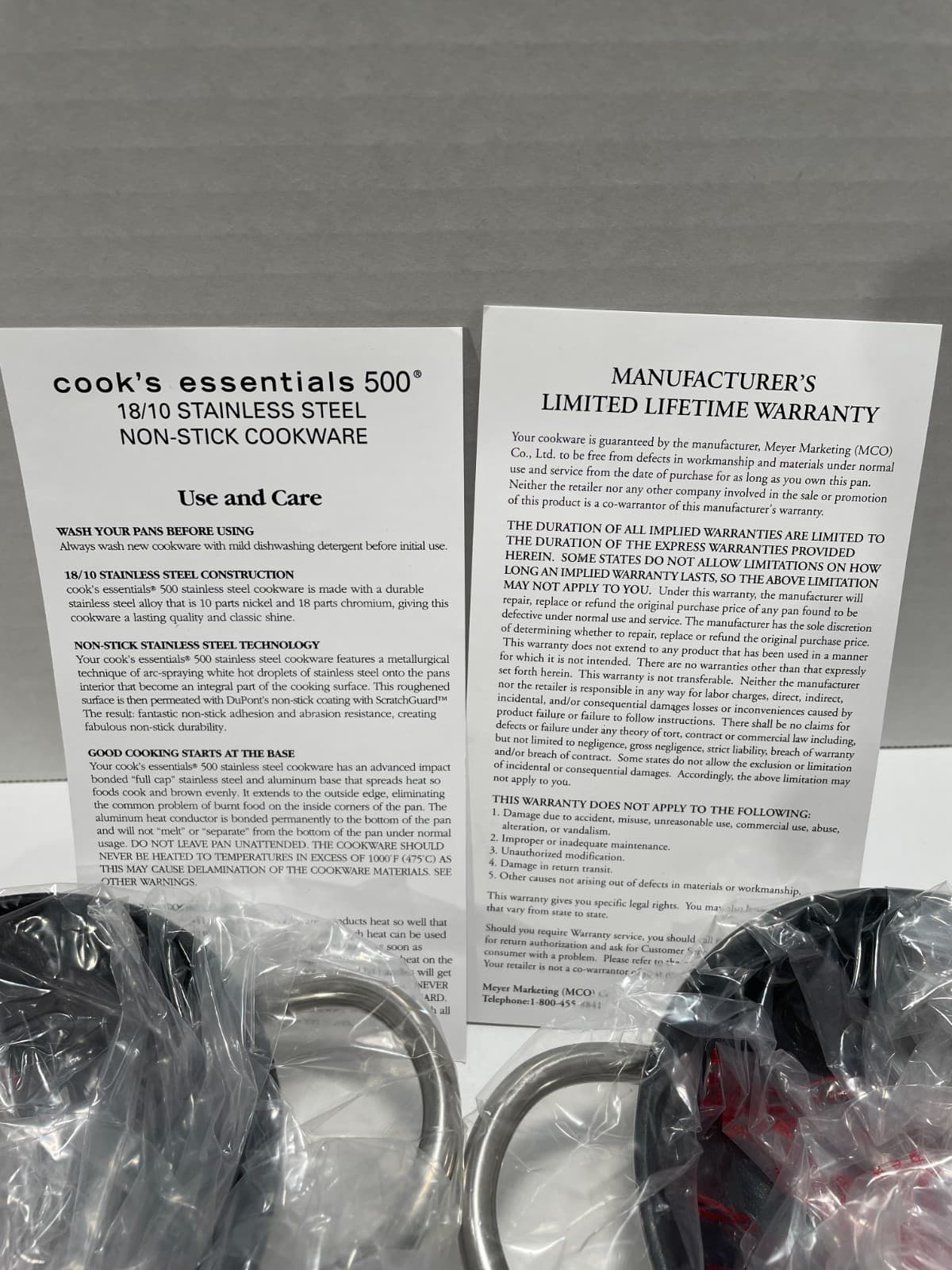 NEW Cook's Essentials Stainless 500 Set of 4 Mini 5 inch Everyday Pans thumbnail 5