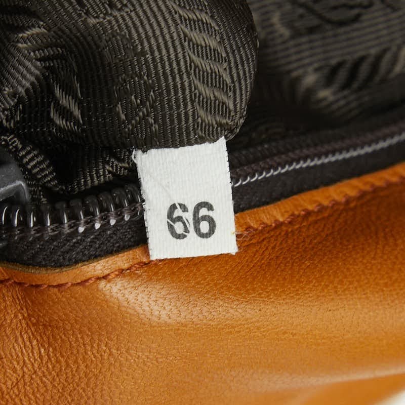 Prada B9475 Brown Wool Haircalf Shoulder Bag Vintage Authentic thumbnail 10