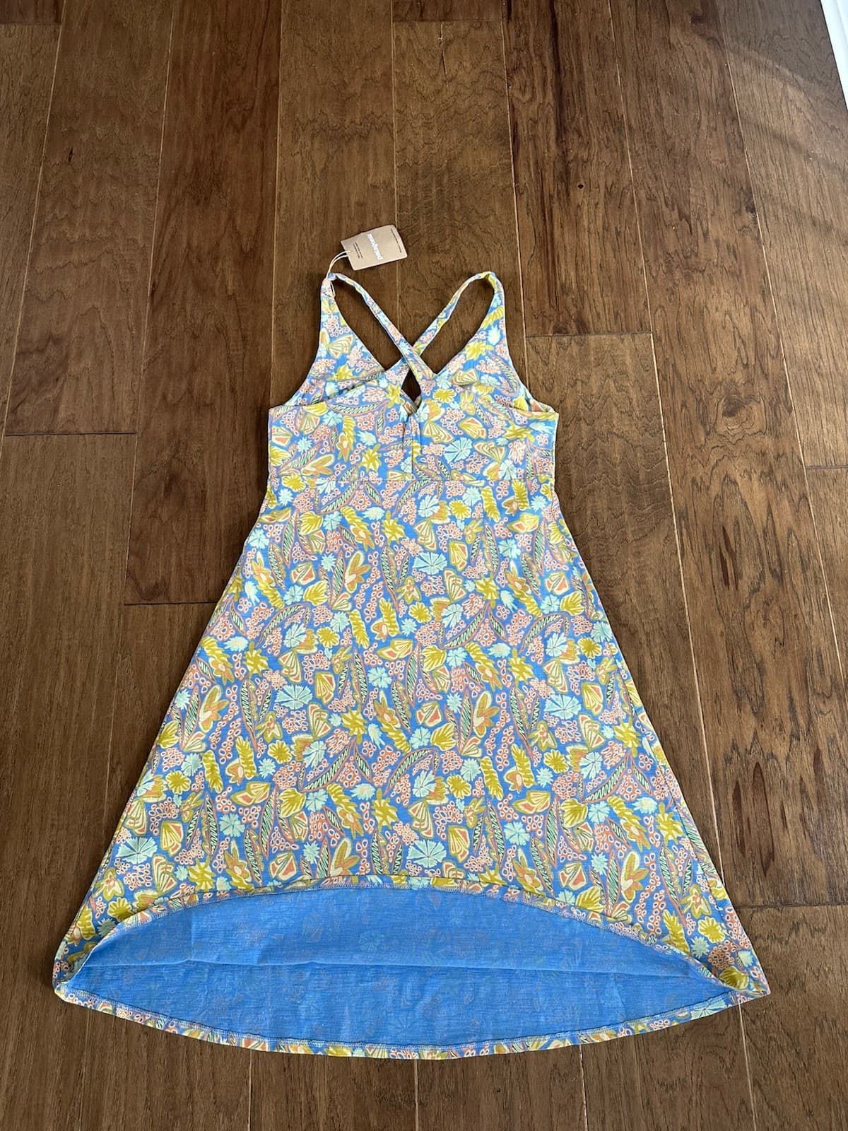 Patagonia NWT Amber Dawn Dress in Abundant Blue Women’s Size S thumbnail 7