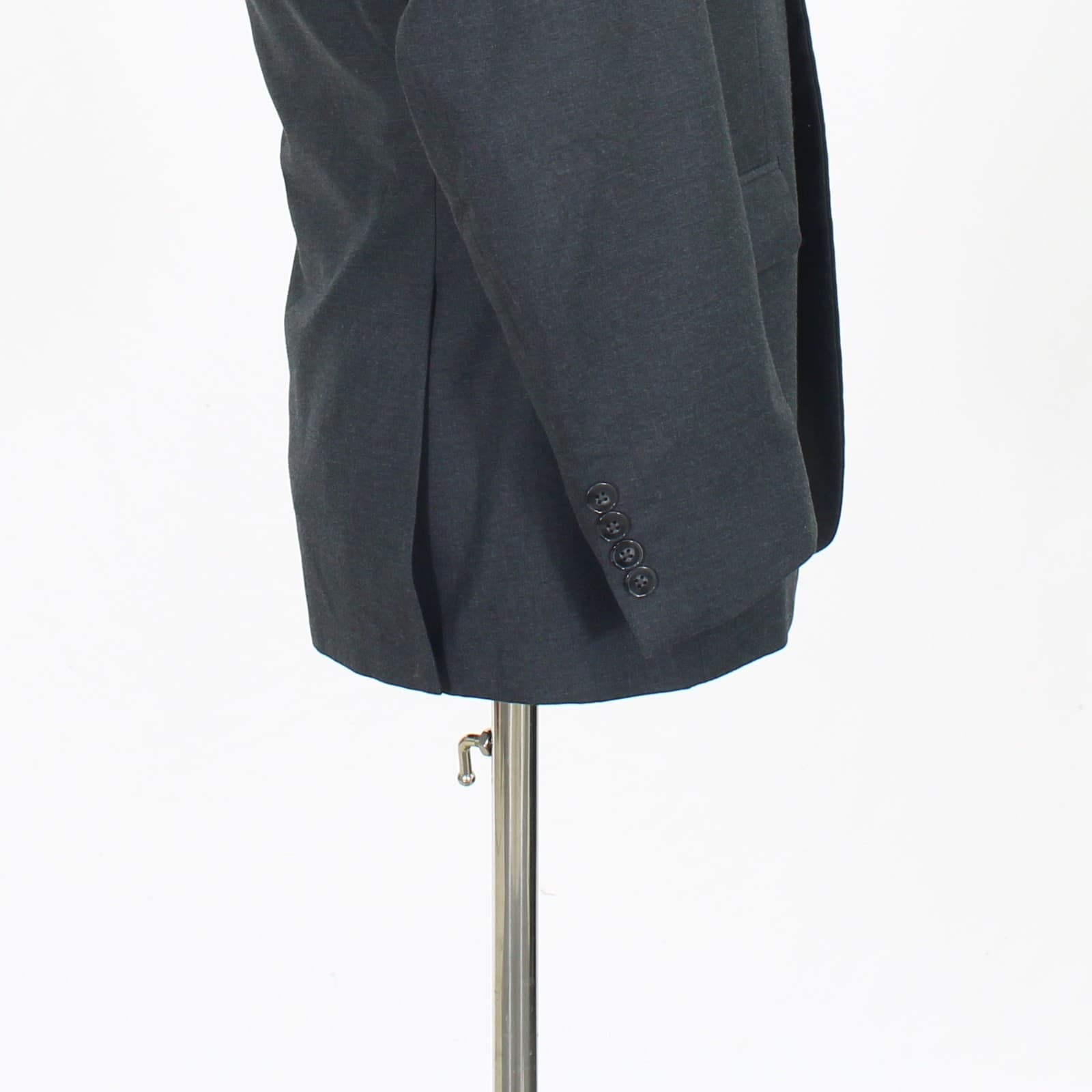 Calvin Klein 36S Gray Sport Coat Blazer Jacket Solid 2-Button Wool thumbnail 6