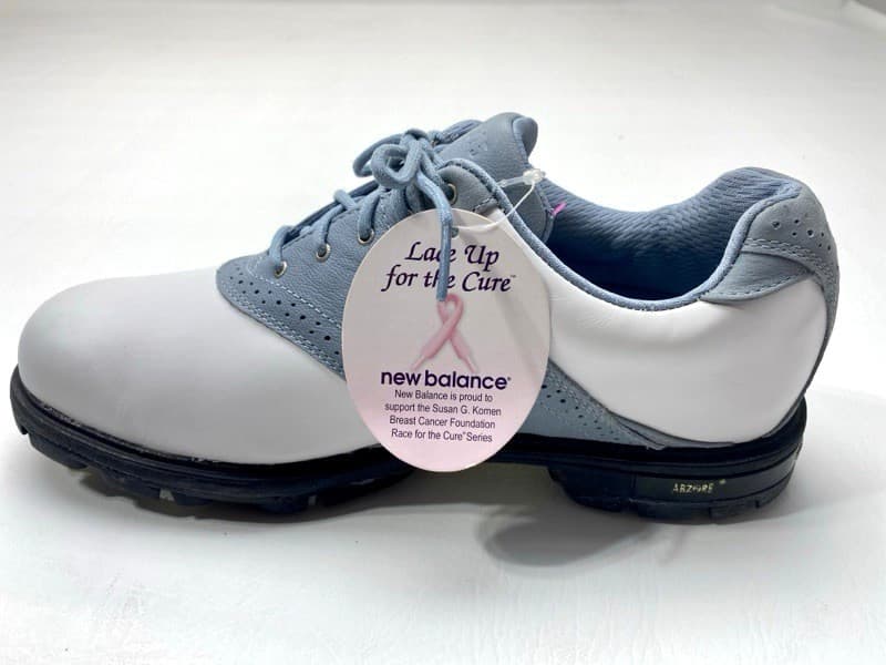NWT New Balance WG1275 Golf Shoes Womens 11 Breast Cancer Awareness Pink Ribbon thumbnail 5
