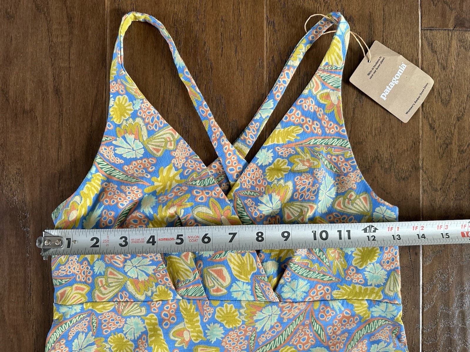 Patagonia NWT Amber Dawn Dress in Abundant Blue Women’s Size S thumbnail 11