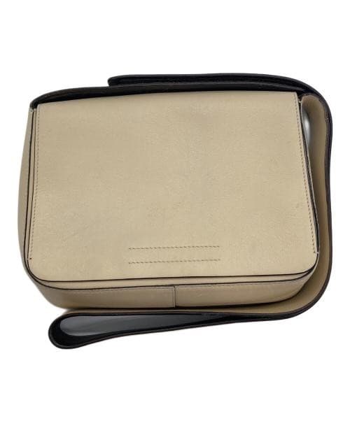 PRADA                    Leather Shoulder Bag beige