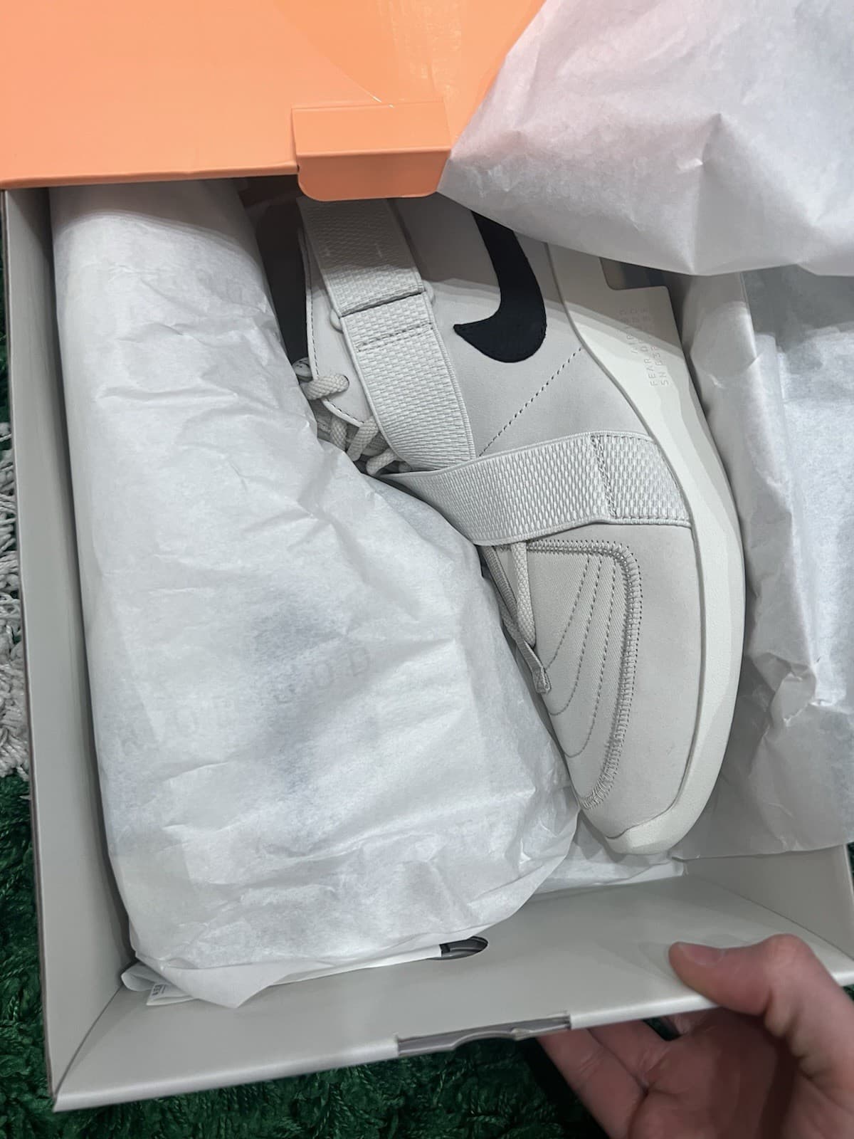 Nike Air Fear Of God Raid Light Bone Size 10.5 Brand New thumbnail 6