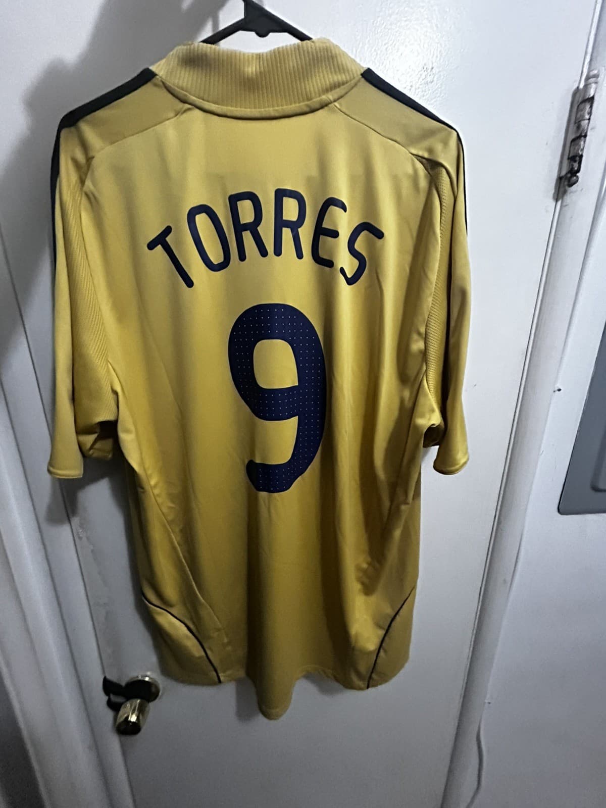 Adidas Spain 2008 Euro Fernando Torres #9 Away Jersey Football Size XL thumbnail 2