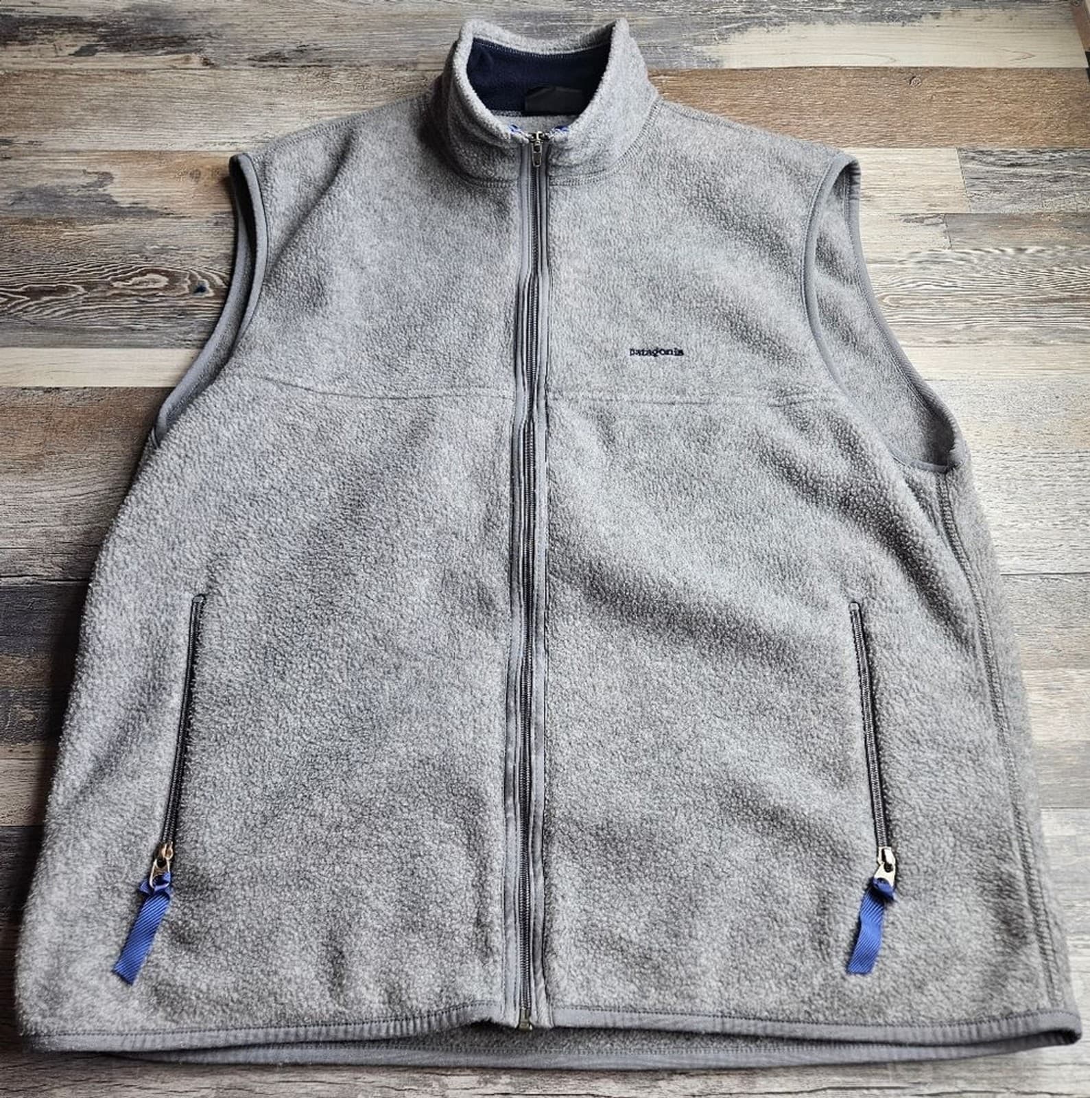 Patagonia Vintage Made In USA Synchilla Vest XL Grey