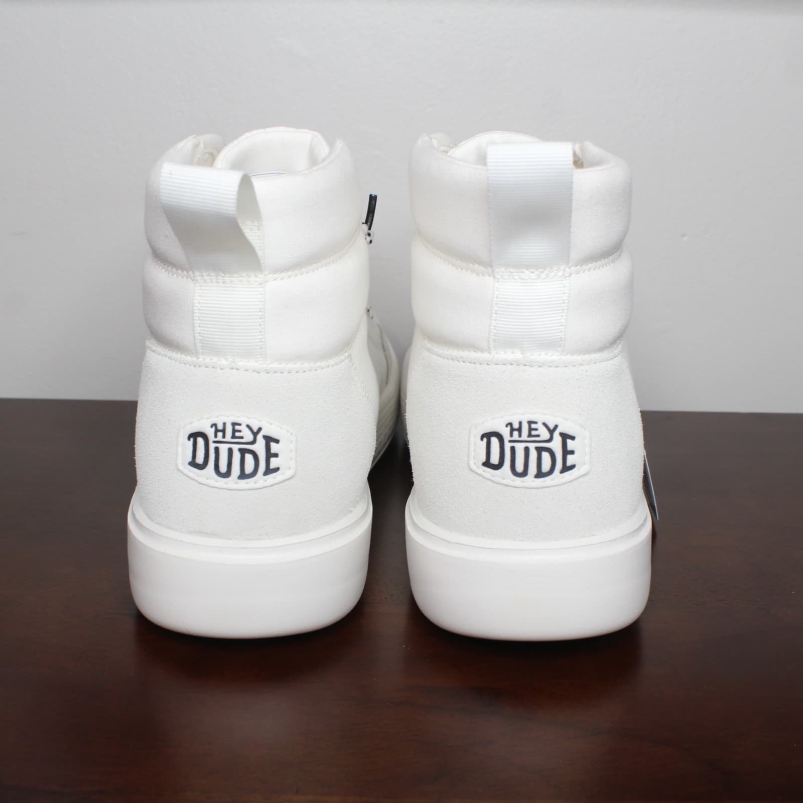 Hey Dude Cody Hi M Essentials-Up High Top Sneakers White/ Grey Men's Size 13 New thumbnail 4