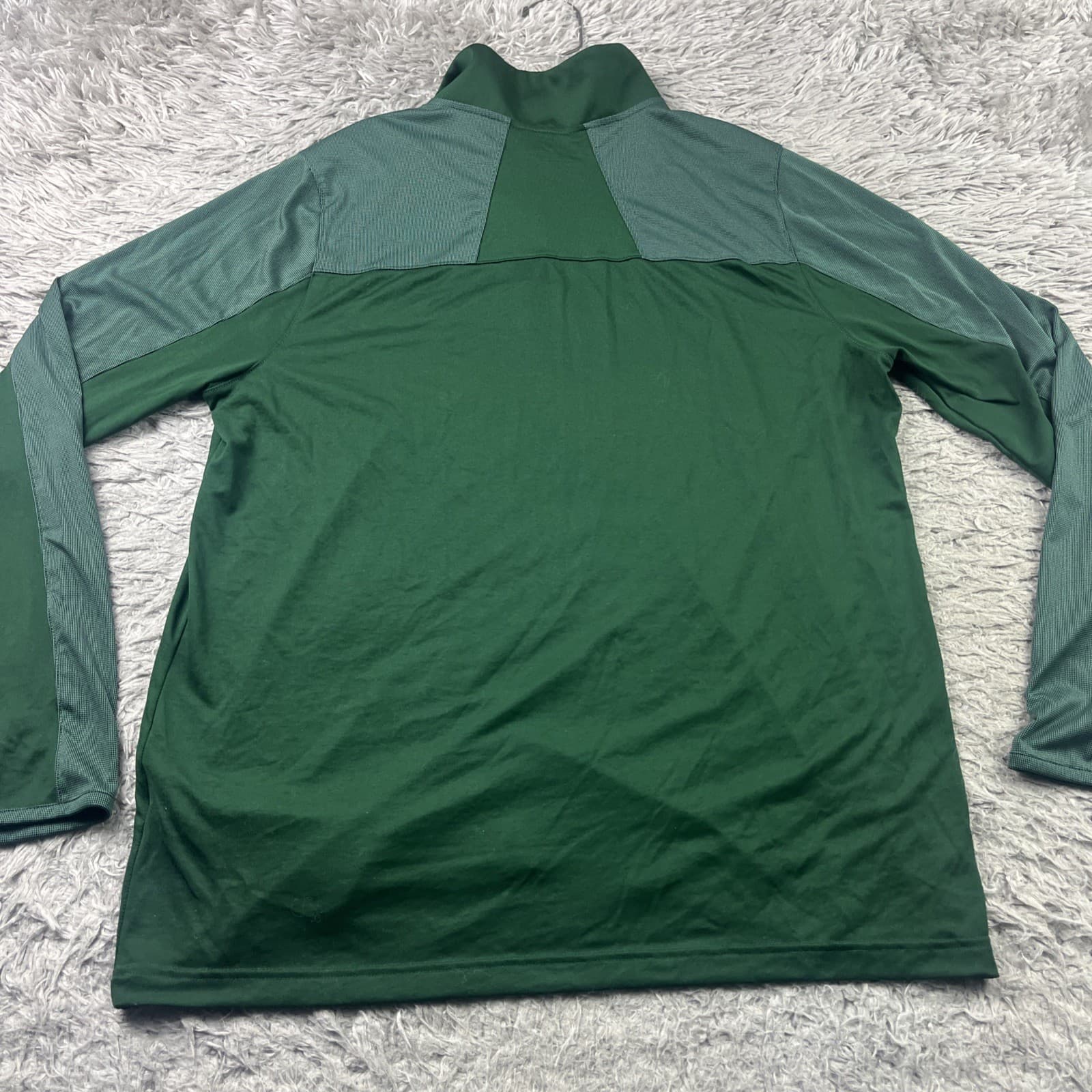 UA Under Armour Mens  1/4 Zip Long Sleeve Jacket 1305780 Green Loose heatgear thumbnail 8