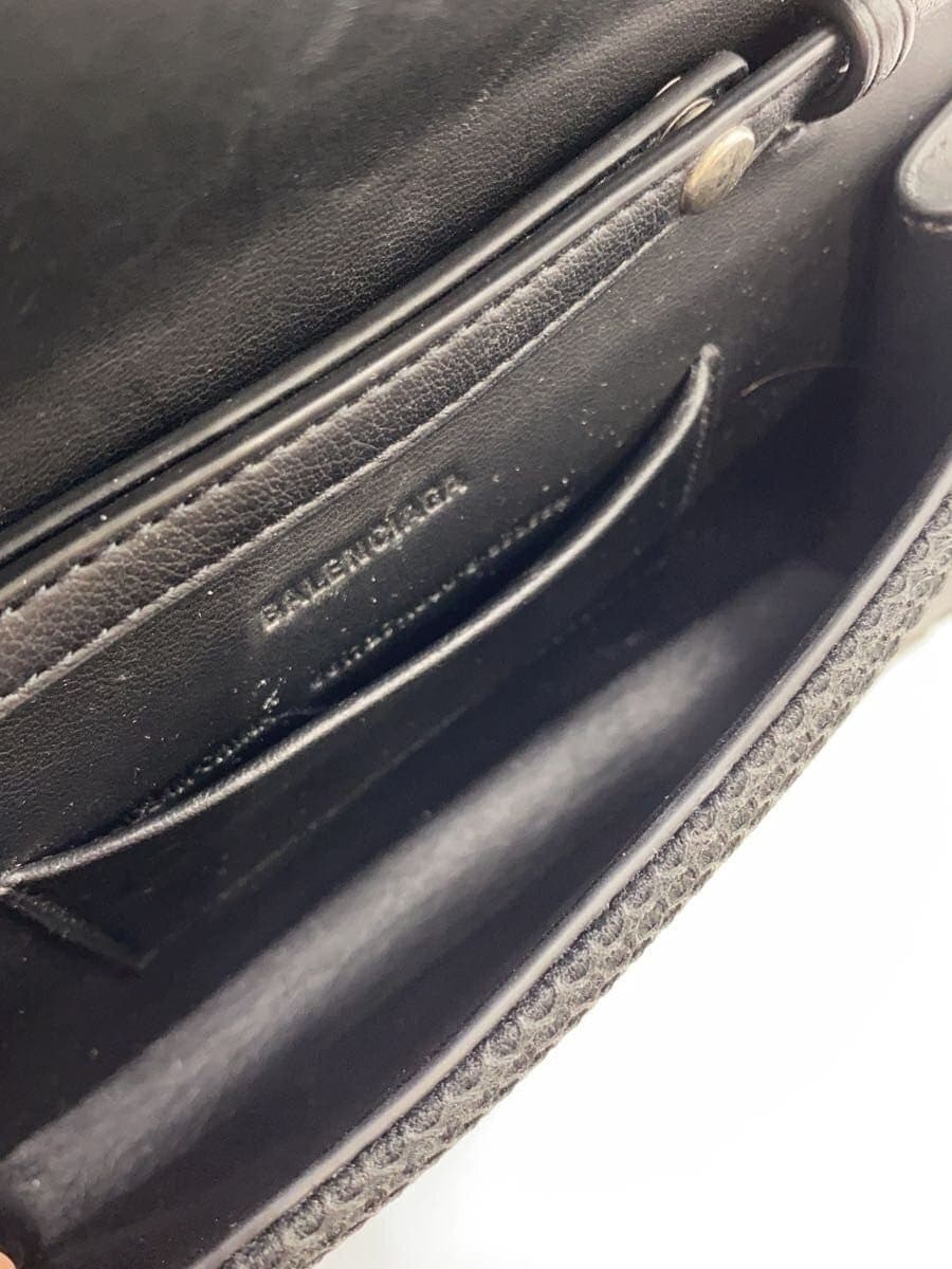 Balenciaga Black Classic Leather Shoulder Handbag 661727 Auth From Japan RIN thumbnail 6