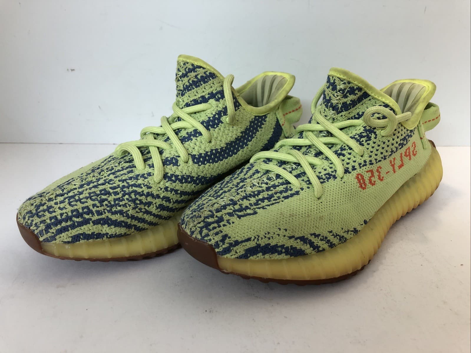 Adidas Yeezy Boost 350 V2 Mens 5 US Semi Frozen Yellow Low Top B37572 Sneakers