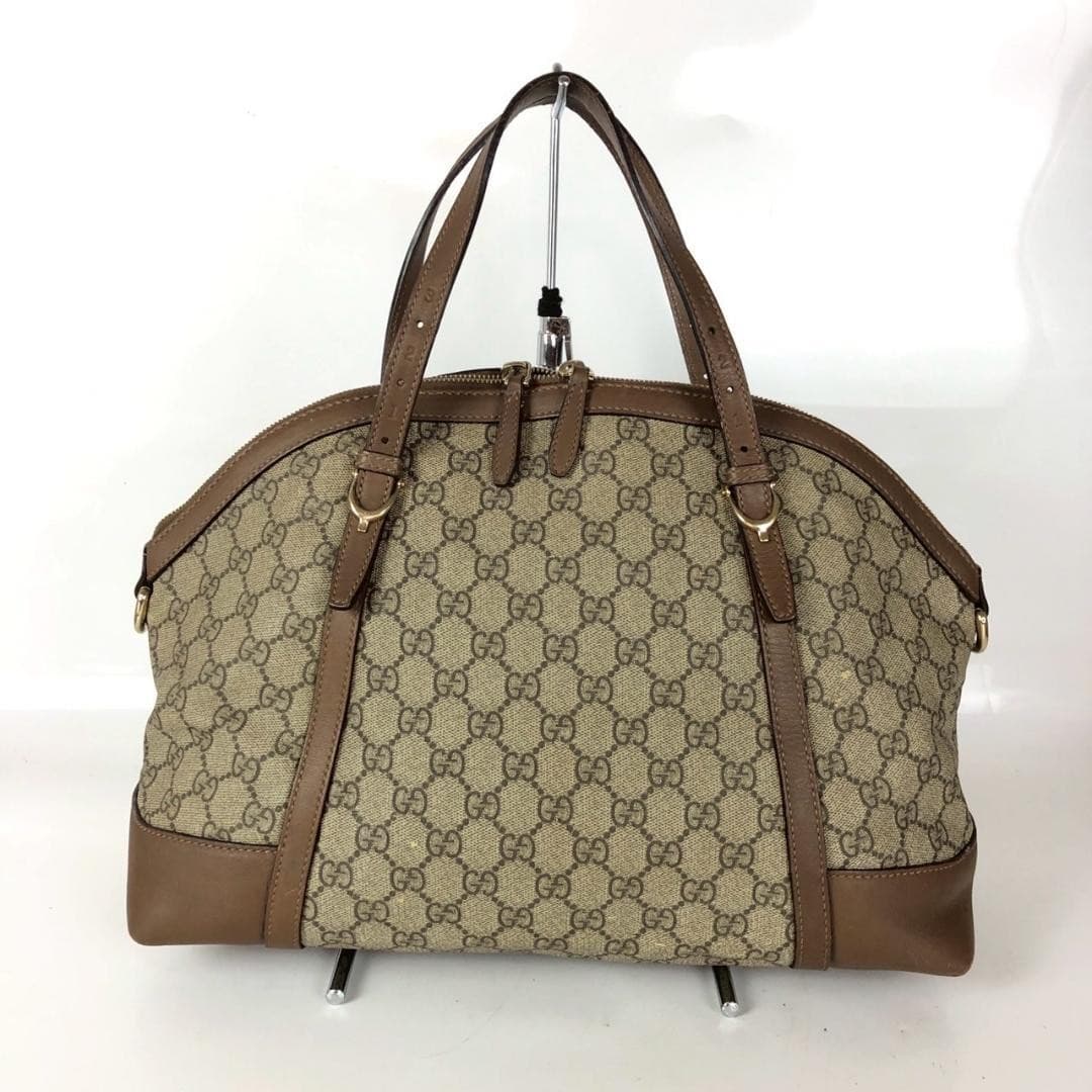 GUCCI GG Supreme Handbag Women's Brand Authentic From Japan