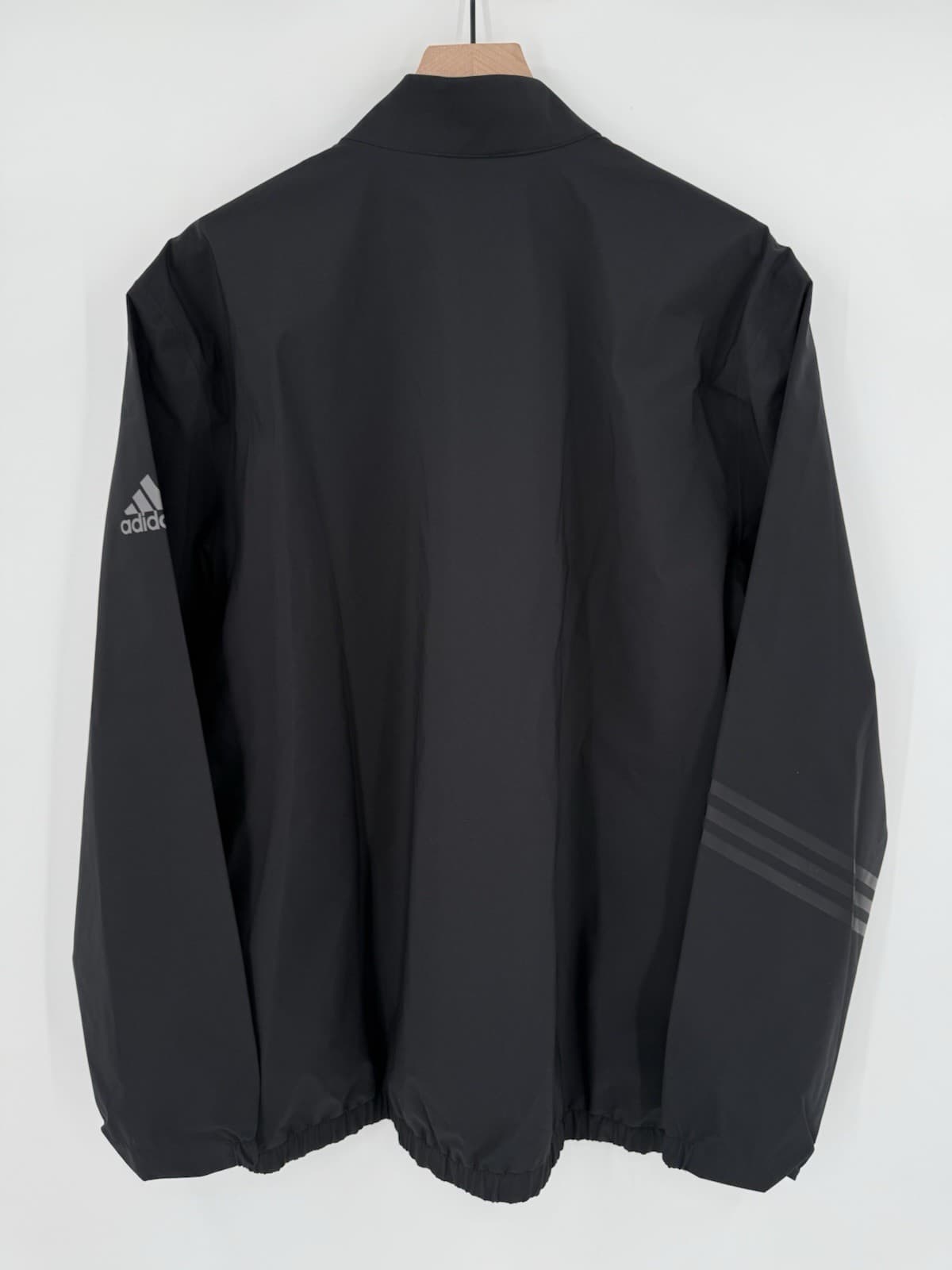 NEW Adidas Golf Core Provisional Rain Jacket Black Full Zip Performance Men’s L thumbnail 2