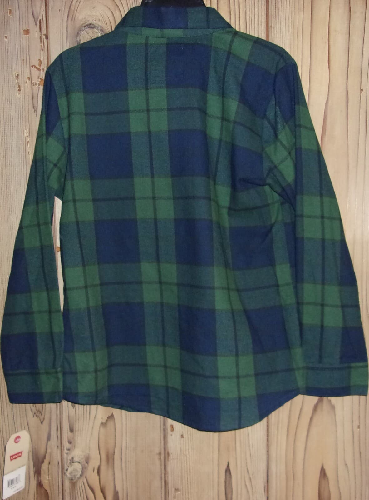 LEVI'S Plaid Flannel Boy's Shirt Size: 10/12 (MEDIUM) NWT thumbnail 2