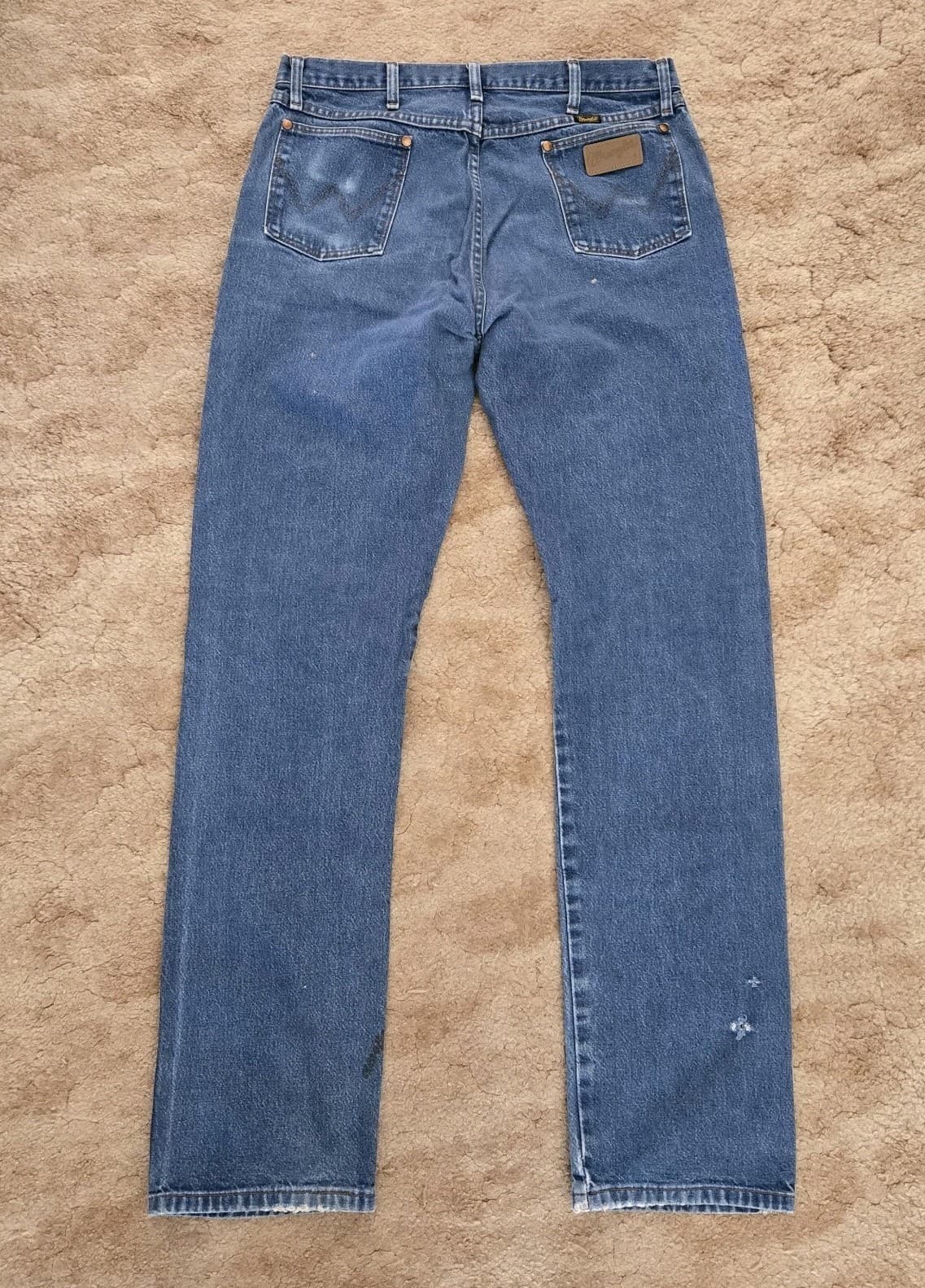 Wrangler Mens Cowboy Cut Original Fit 13MWZPW Distressed Denim Jeans Size 36x38 thumbnail 12