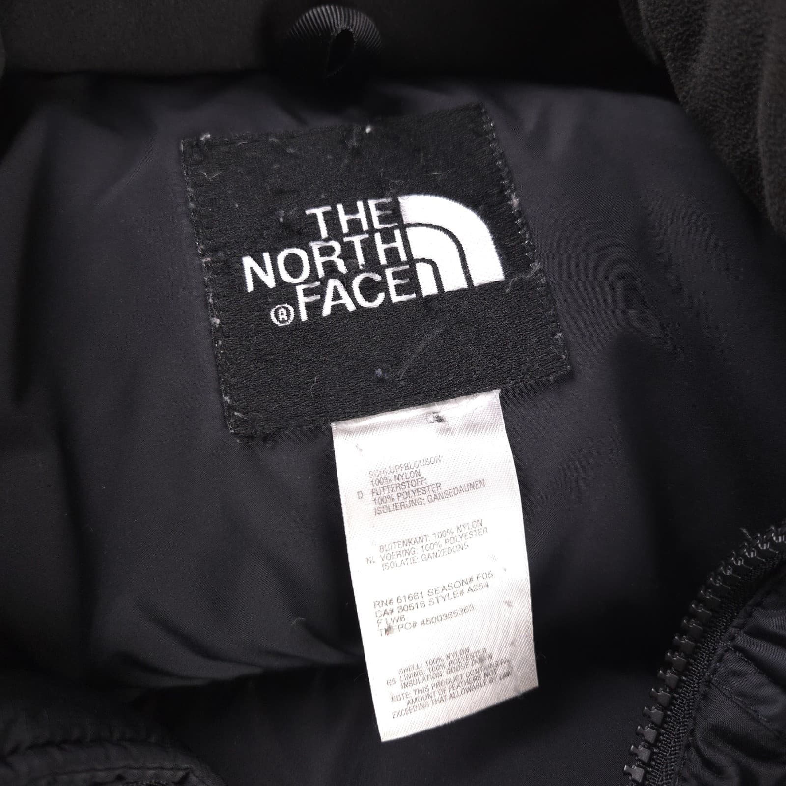 Vintage The North Face Jacket Womens Small Black Nuptse 700 Down Puffer Coat thumbnail 5