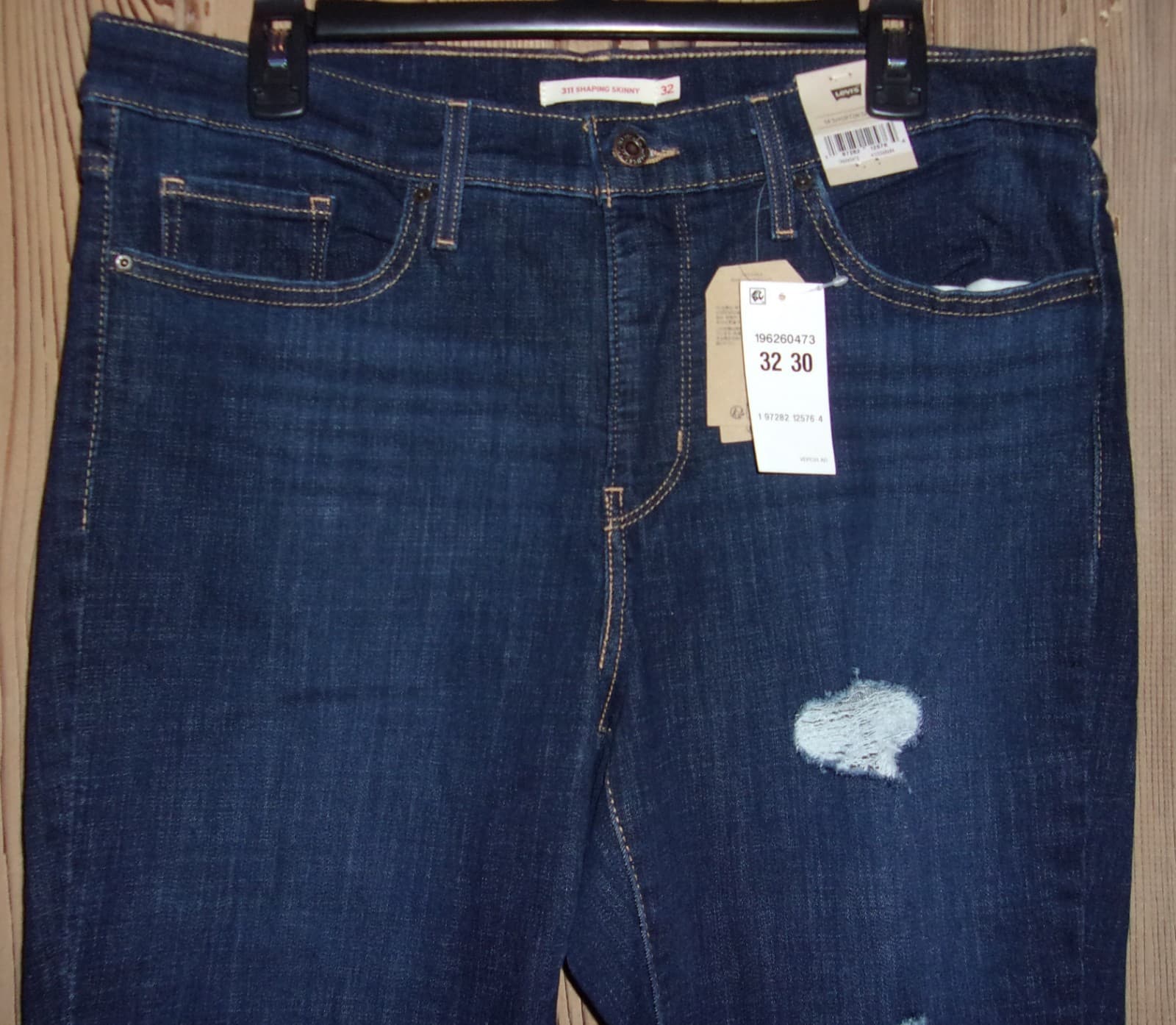 LEVI'S 311 Shaping Skinny Blue Jeans Women's Size: 14 Short (32W x 30L) NWT $60 thumbnail 3