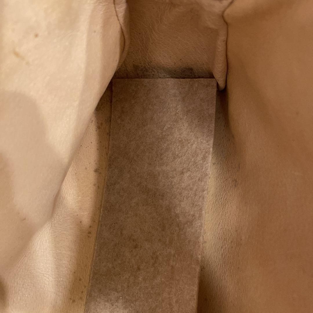 GUCCI GG Hand Bag Leather Brown Beige Gold Hardware Logo From Japan PVC thumbnail 17