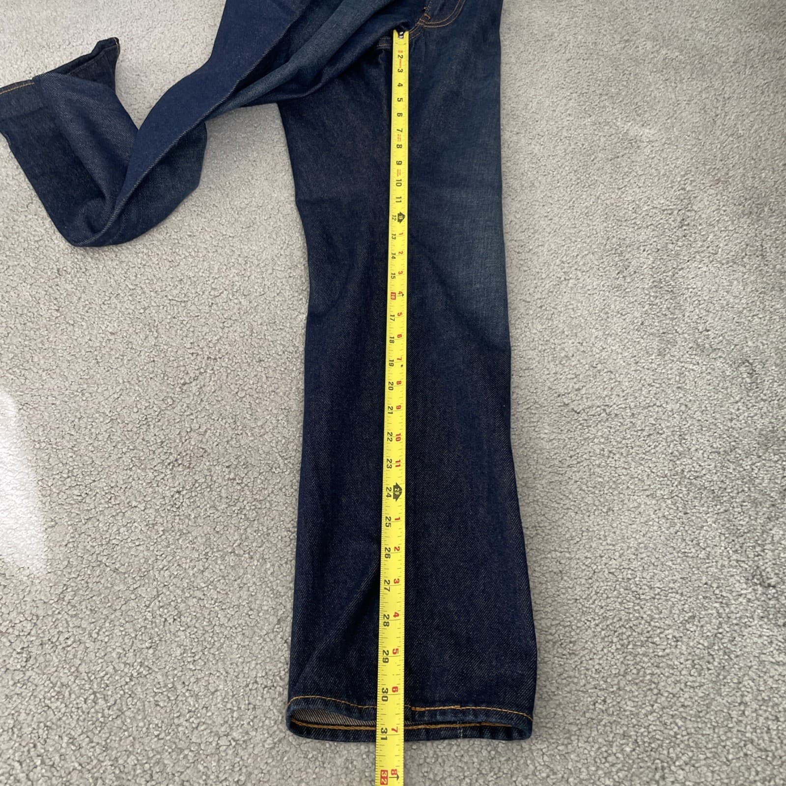 Levi's 511 Big E Slim Premium Selvedge Denim Blue Stretch Jeans Mens Size 32x30 thumbnail 17