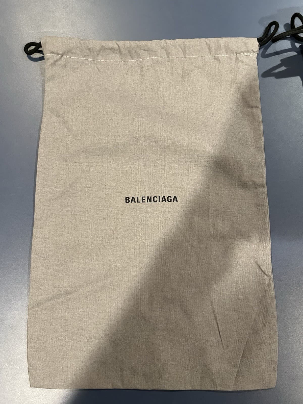 Balenciaga Gray Dust Bag 13.5”x15”