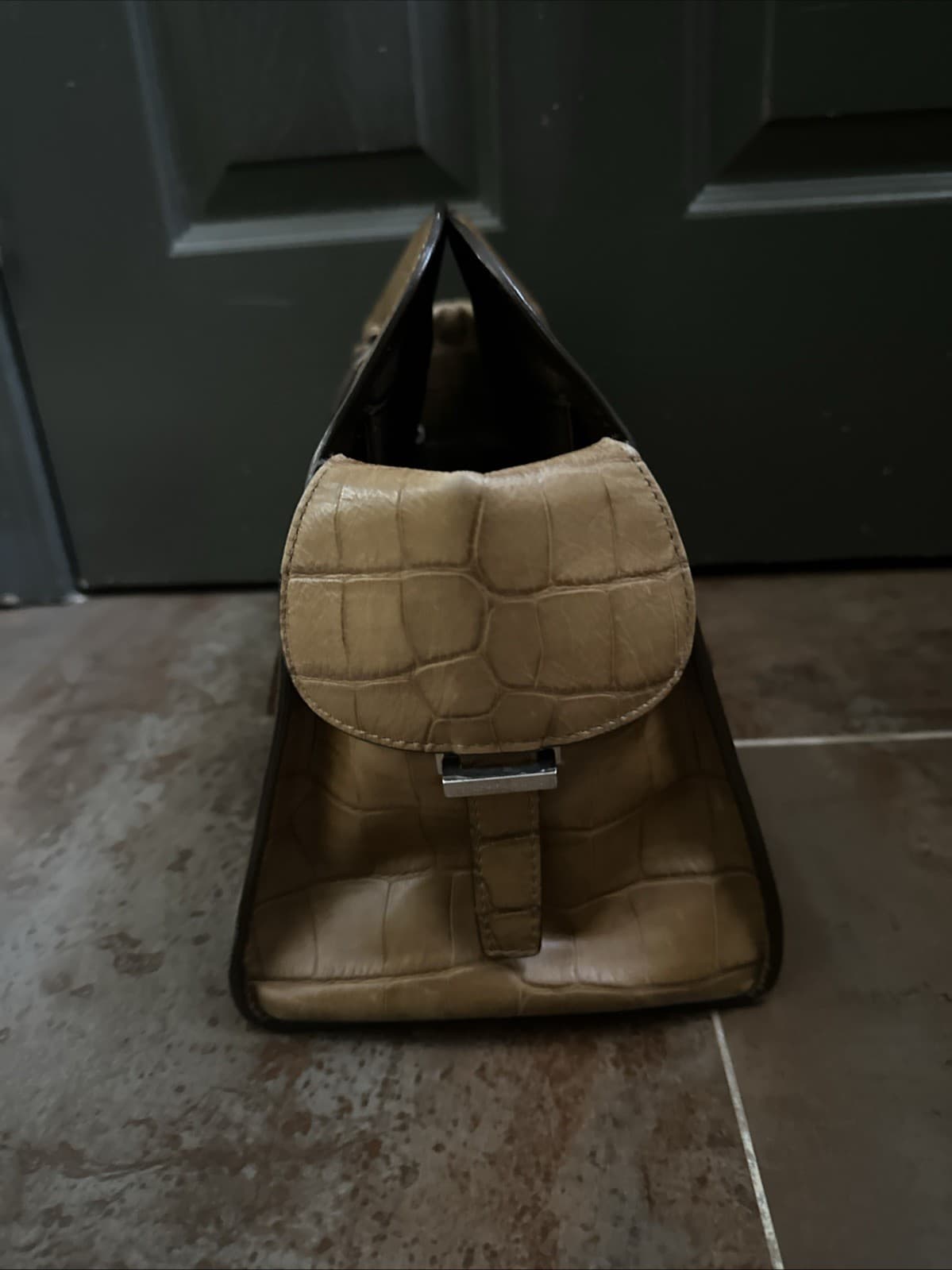 Michael Kors Women’s Bag Alligator Embossed Leather thumbnail 3