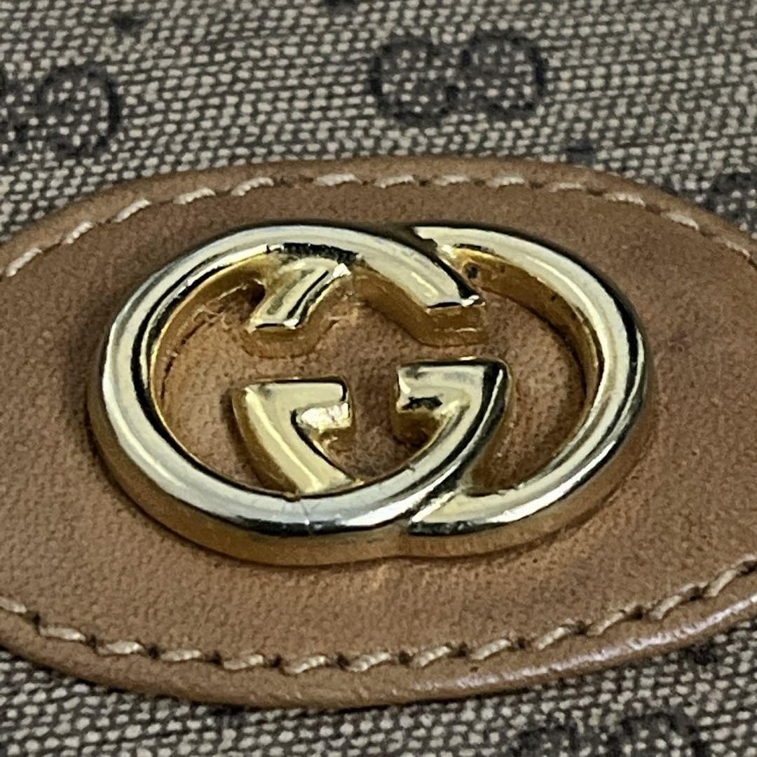 GUCCI 007·406·1301 Old Gucci Micro GG Mini Shoulder Bag PVC Italy thumbnail 11