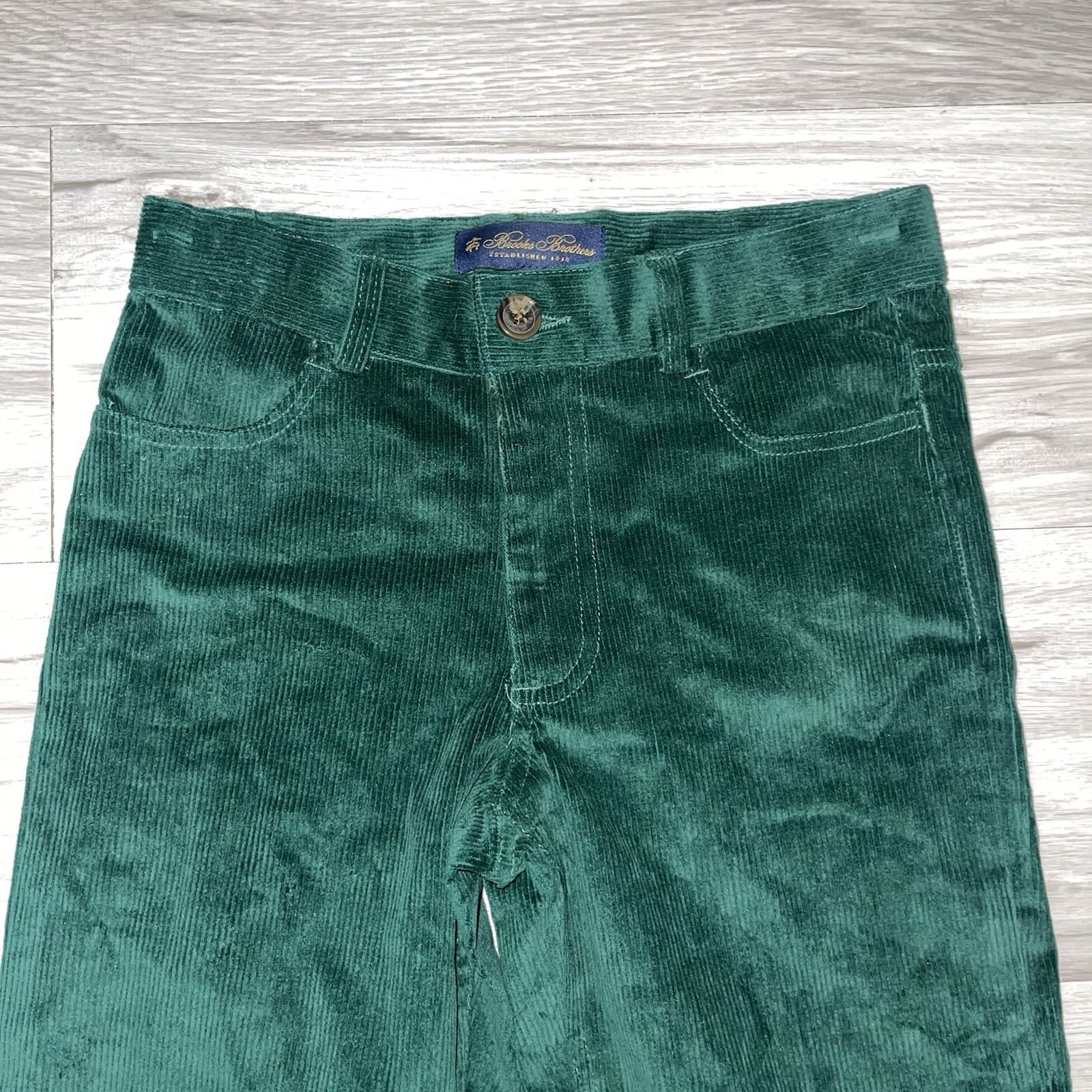 NWT Brooks Brothers Corduroy Dress Pants 10Y Cozy Eclectic Grandpa Old Money thumbnail 2