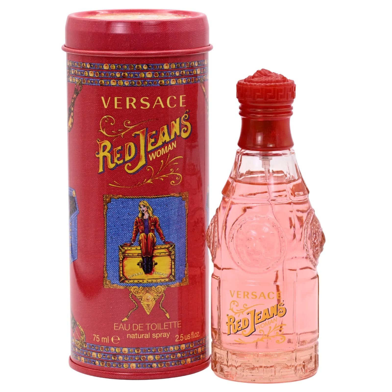 RED JEANS by Gianni Versace Perfume for Women EDT 2.5 oz New In Can