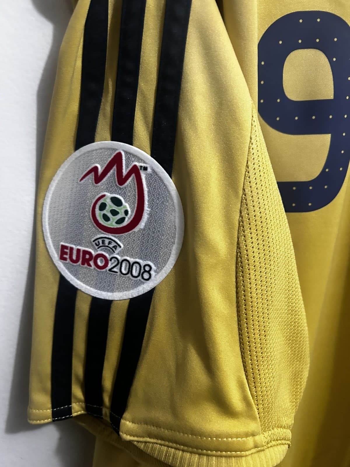 Adidas Spain 2008 Euro Fernando Torres #9 Away Jersey Football Size XL thumbnail 4