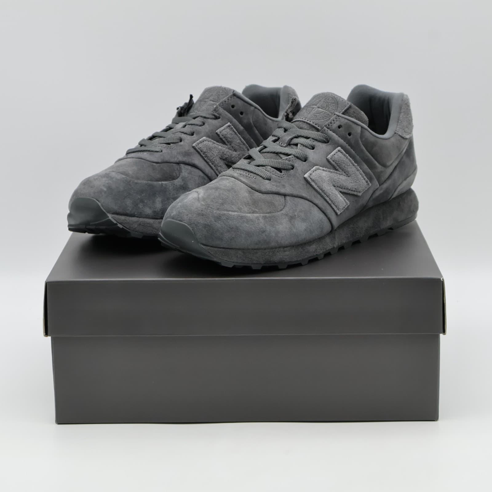 U574BST1 Stone Island New Balance 574 Legacy Ghost Grey (Men's)
